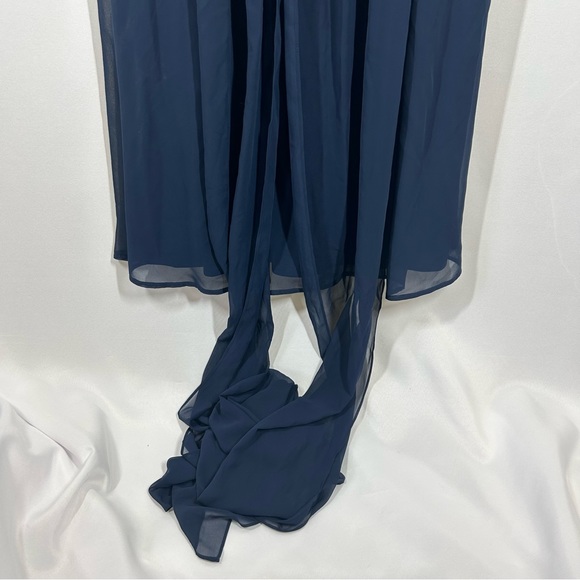 Birdy Gray | Navy Blue Bridesmaid Dress Convertible Size Medium - Picture 9 of 15
